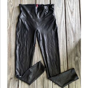 SPANX Faux Leather Leggings